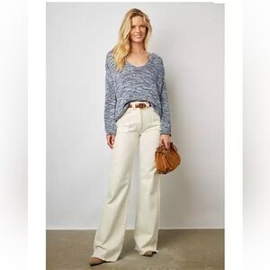 For The Republic Rainbow Multicolor Sweater.